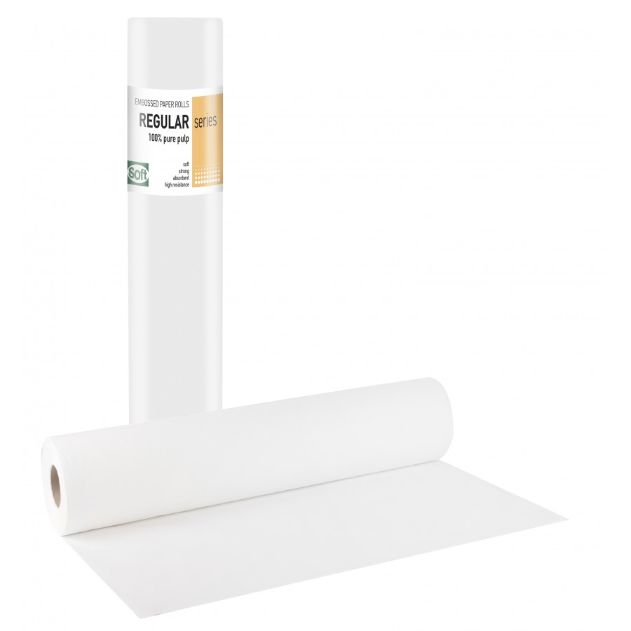 Medistar Regular Standard Paper Rolls 2 ply Embossed